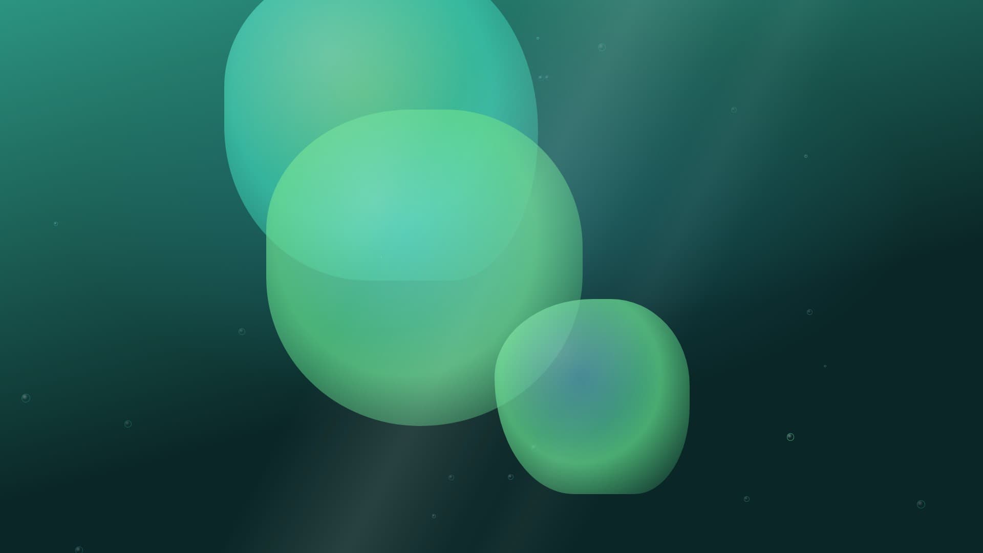 liquid bubble float landscape loop video background preview