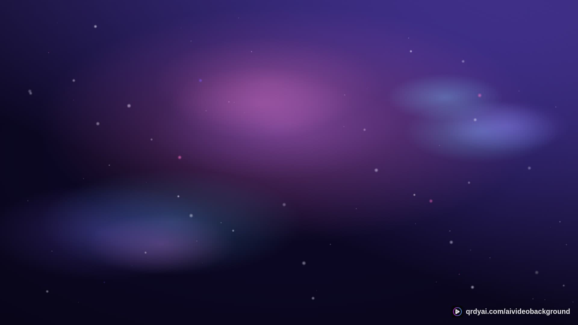 cosmos drift landscape loop video background preview