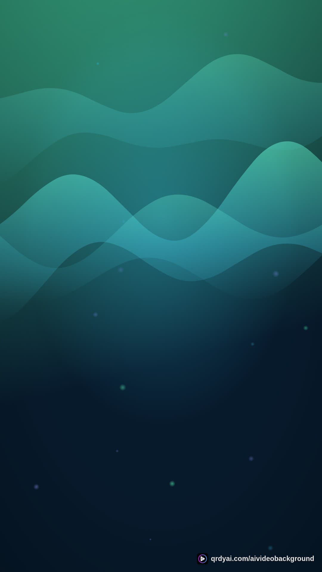 aurora breath portrait loop video background preview