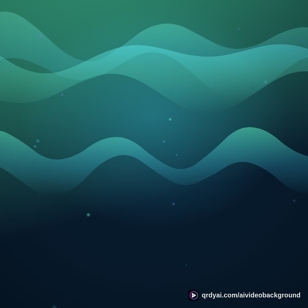 aurora breath square loop video background preview