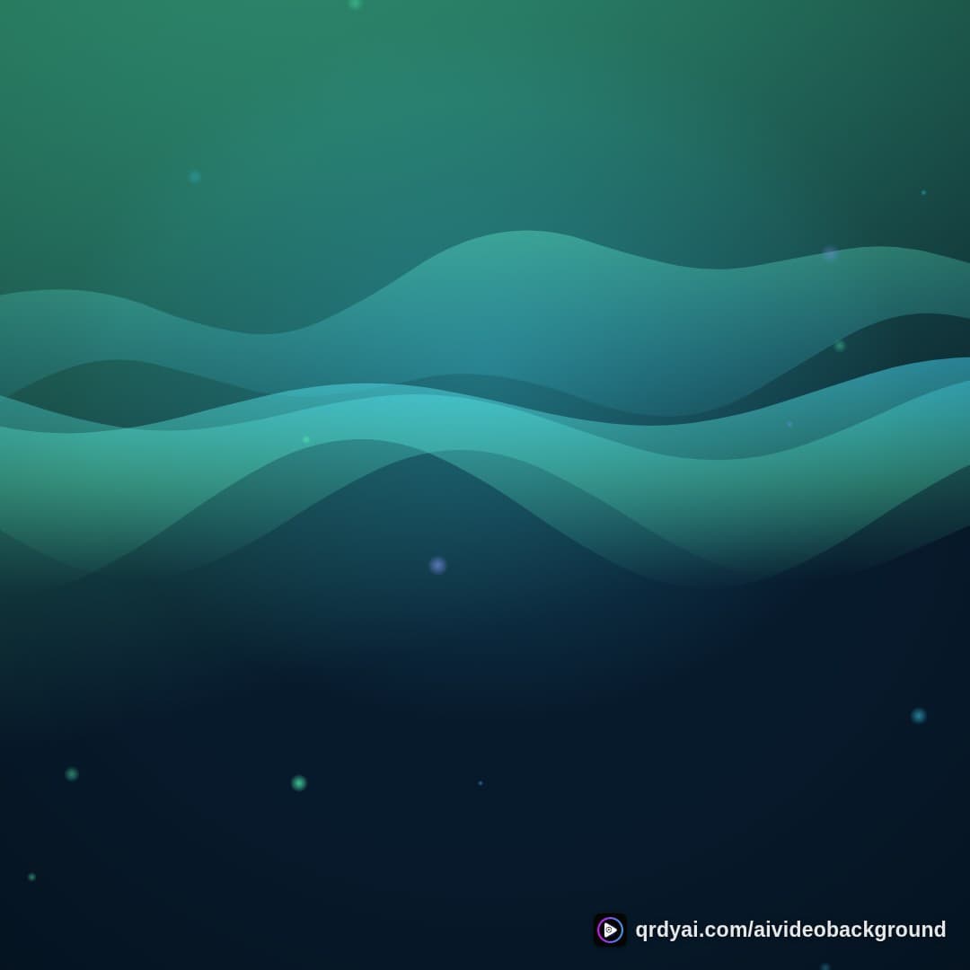 aurora breath square loop video background preview
