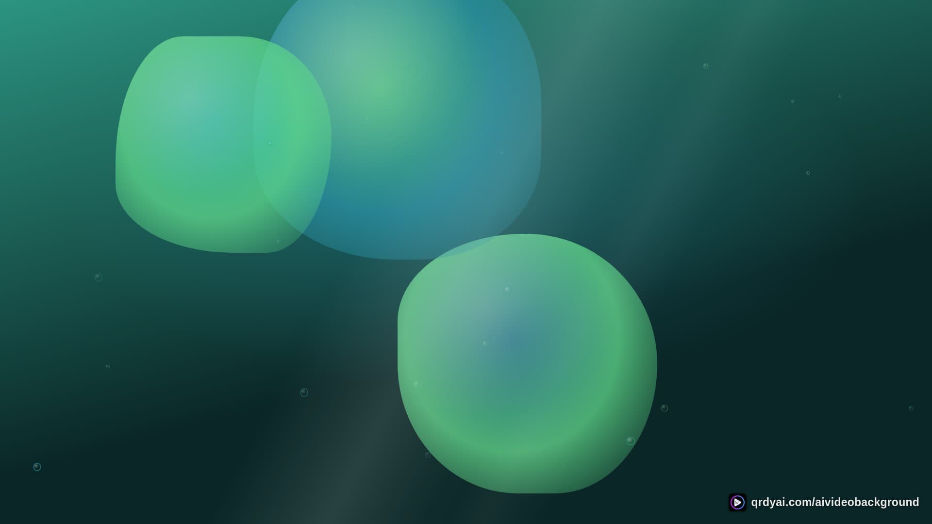 liquid bubble float landscape loop video background preview