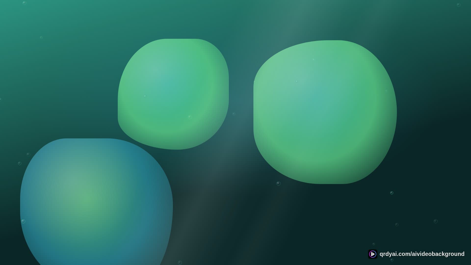 liquid bubble float landscape loop video background preview