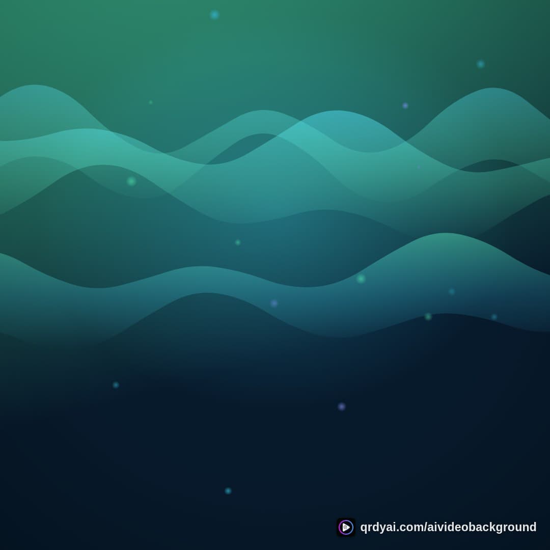 aurora breath square loop video background preview