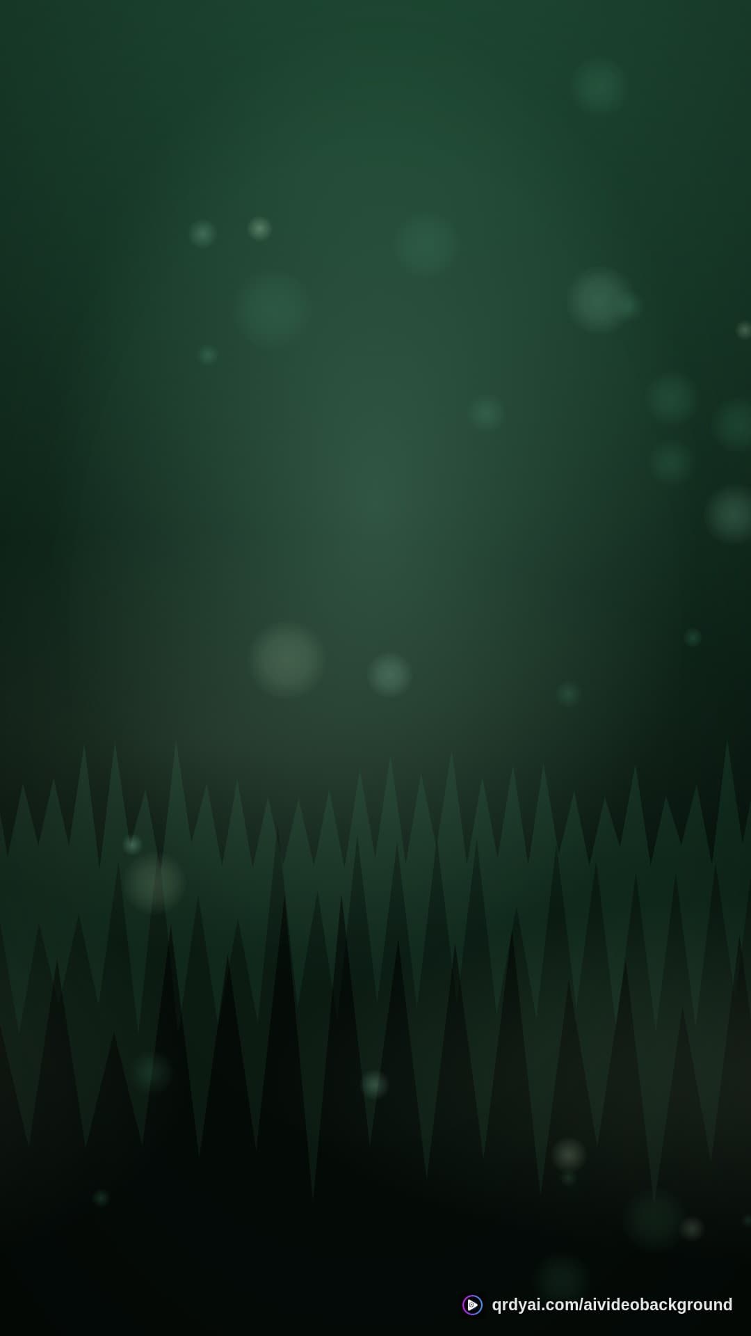 forest fireflies portrait loop video background preview