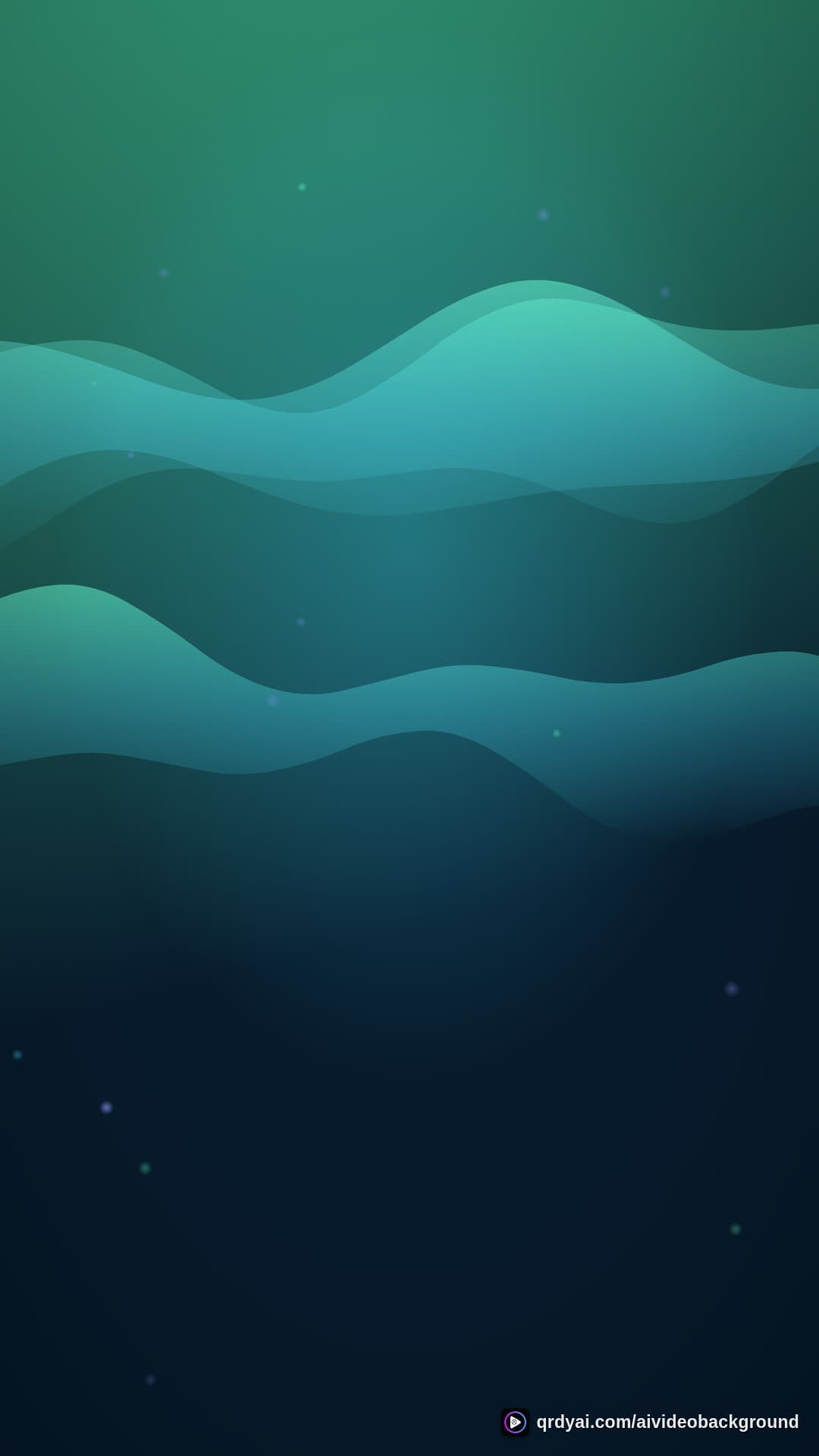 aurora breath portrait loop video background preview