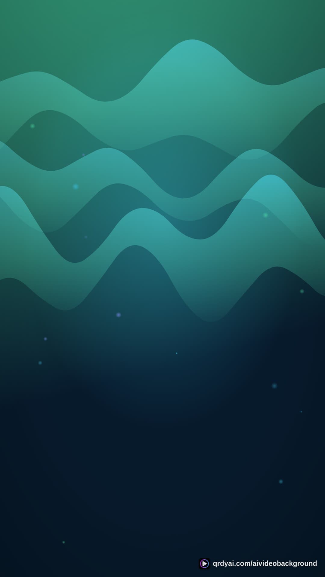 aurora breath portrait loop video background preview