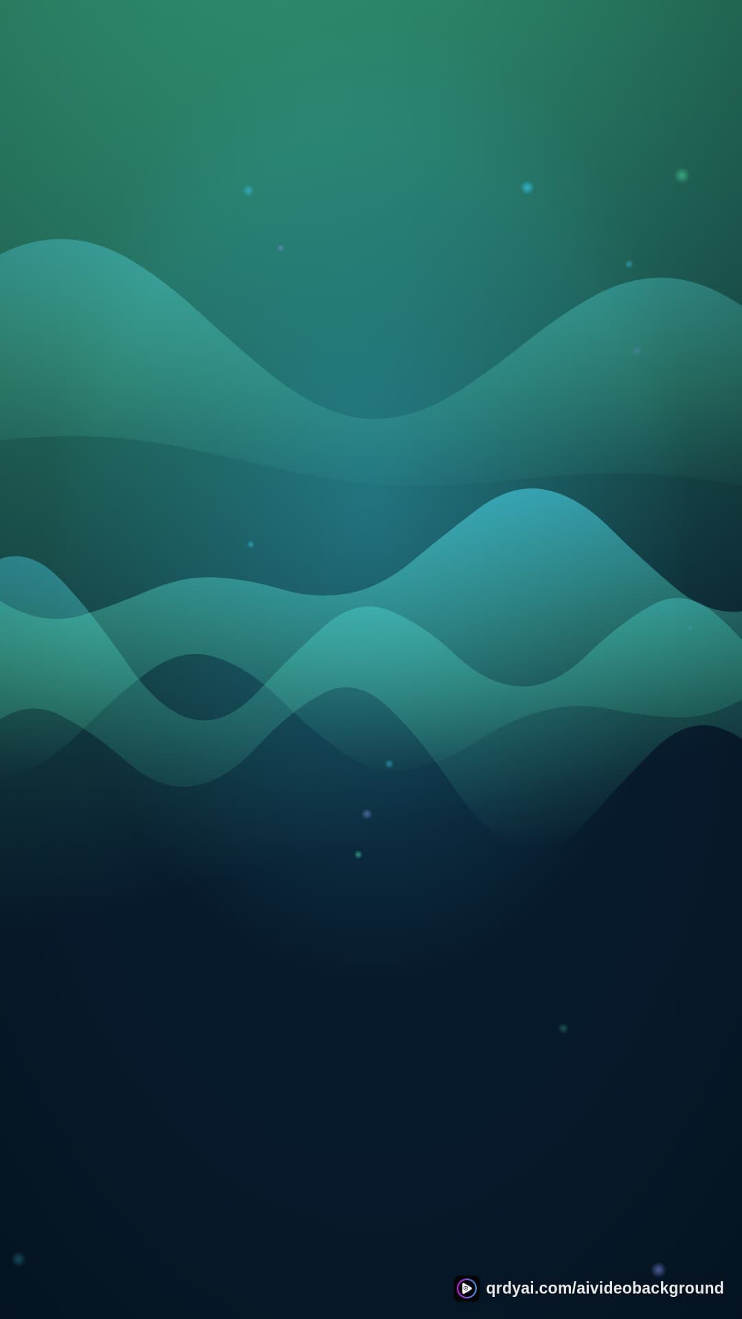 aurora breath portrait loop video background preview