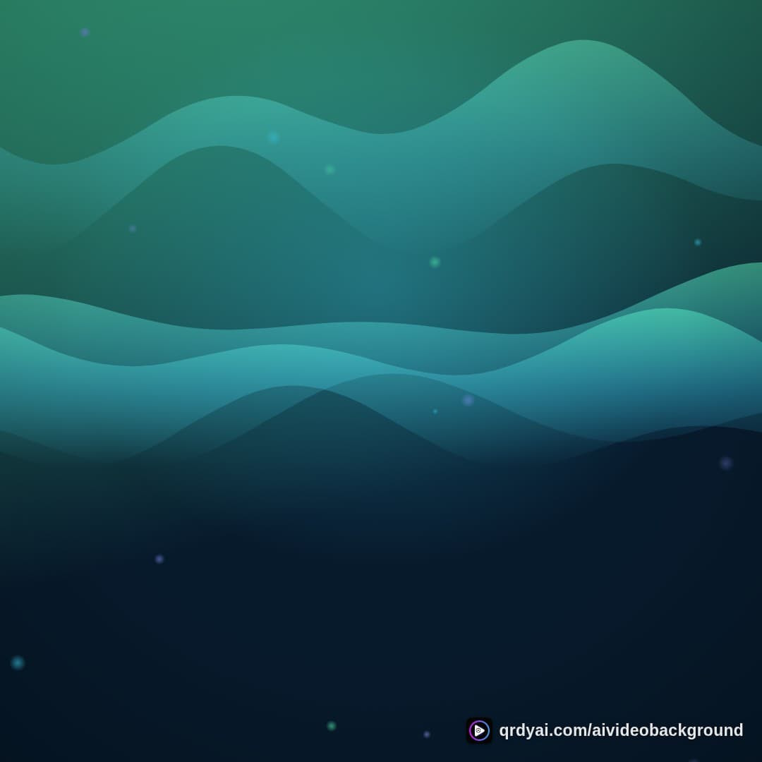 aurora breath square loop video background preview