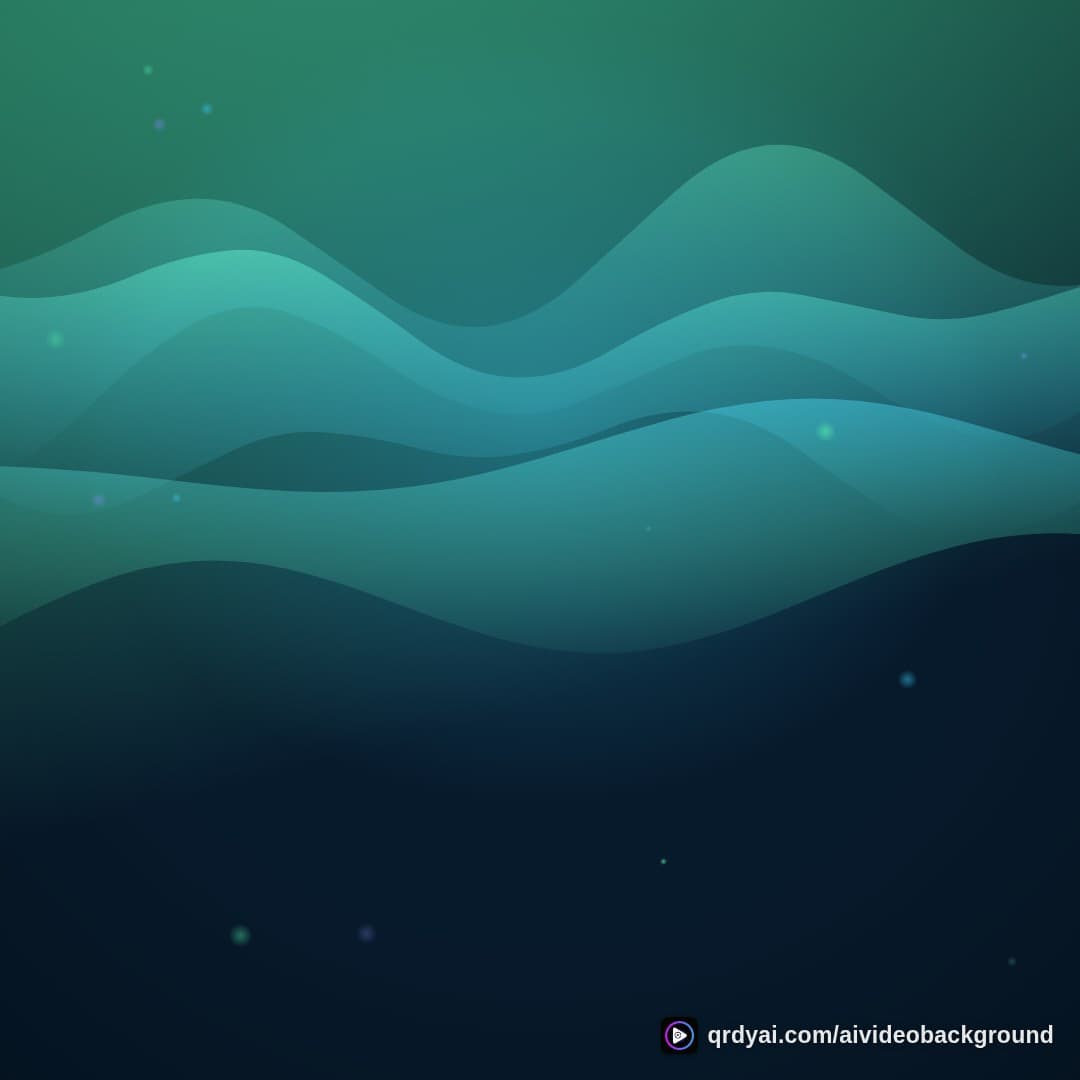 aurora breath square loop video background preview