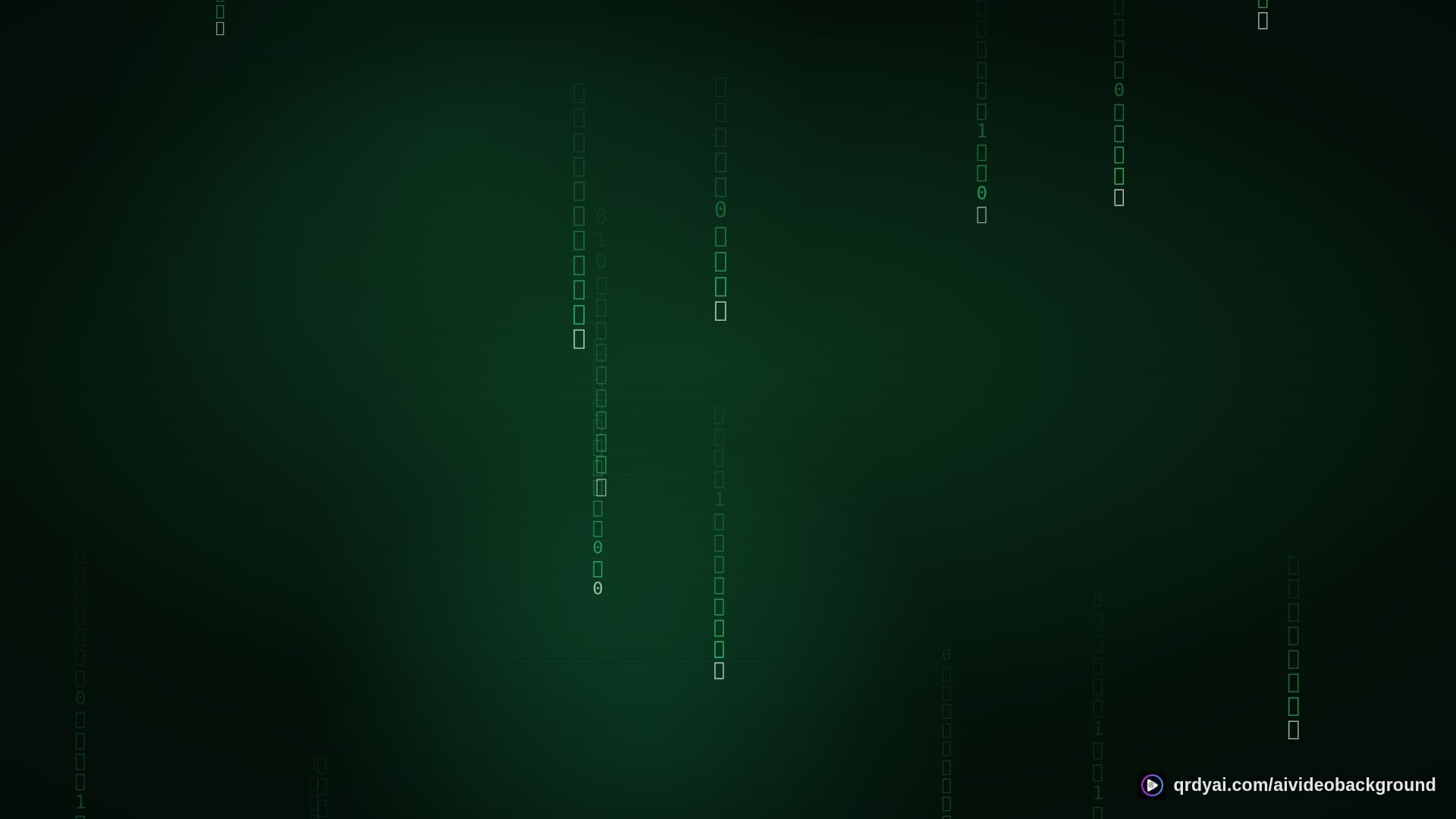 circuit matrix rain landscape loop video background preview