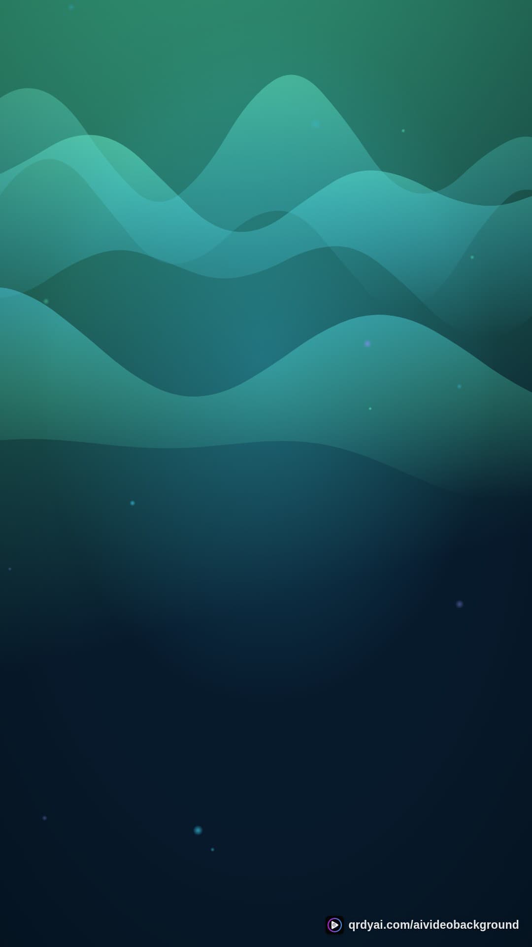 aurora breath portrait loop video background preview