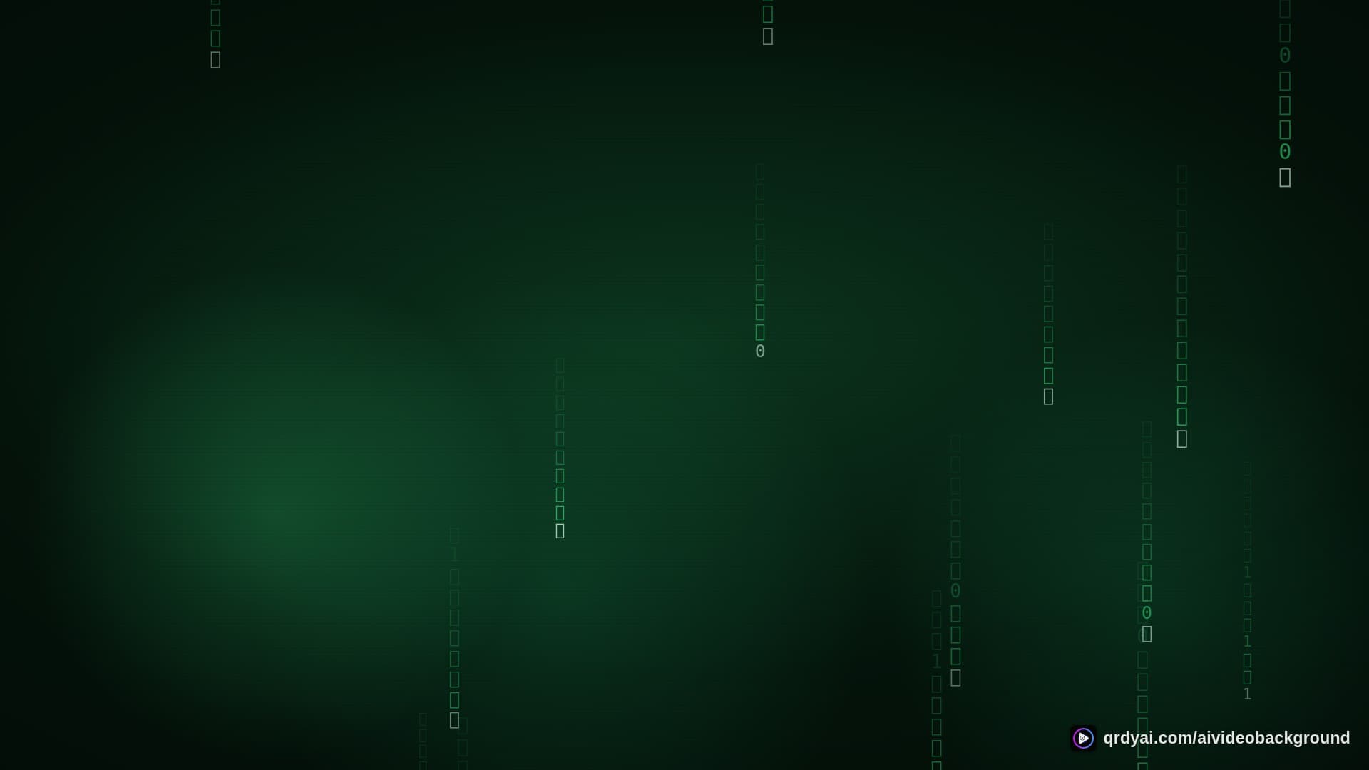circuit matrix rain landscape loop video background preview