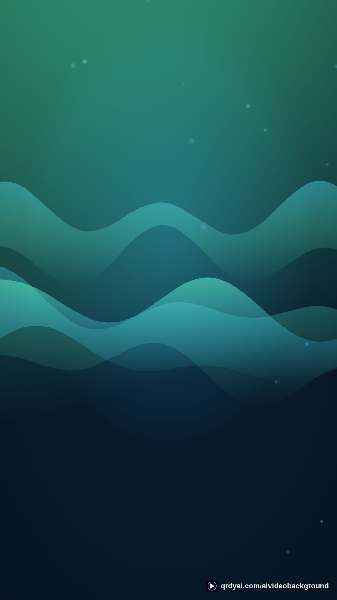 aurora breath portrait loop video background preview