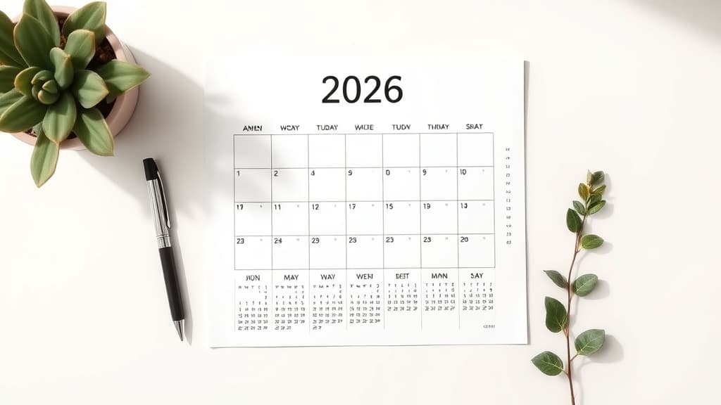 How to Make a Free Printable 2026 Calendar (with Holidays) in Canva