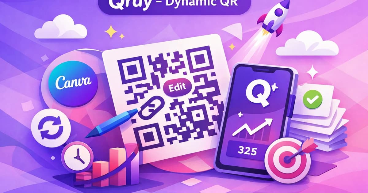 How to create dynamic QR codes in Canva with Qrdy