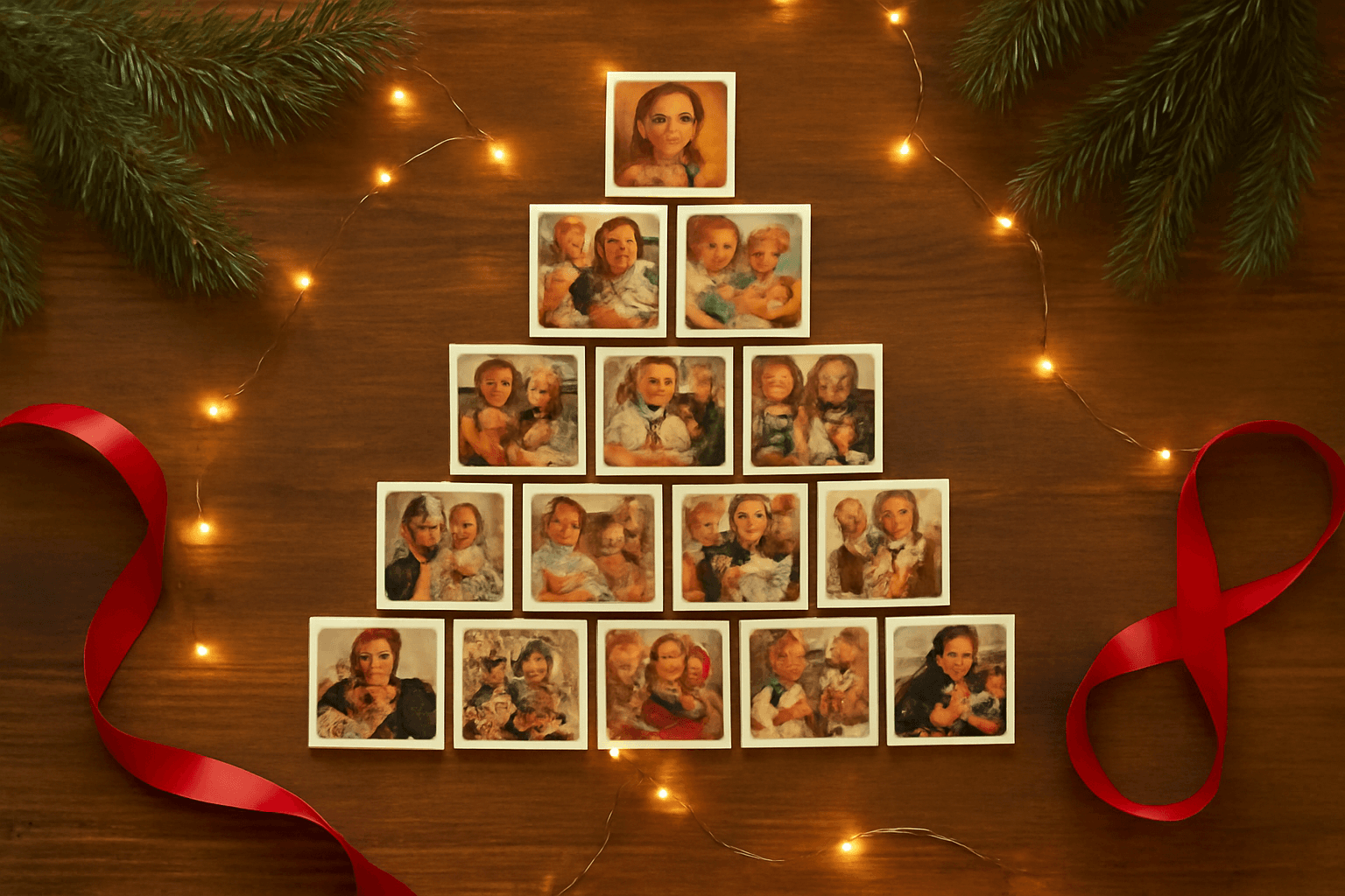 How to Make a Christmas Tree Photo Collage in Canva (Step by Step)