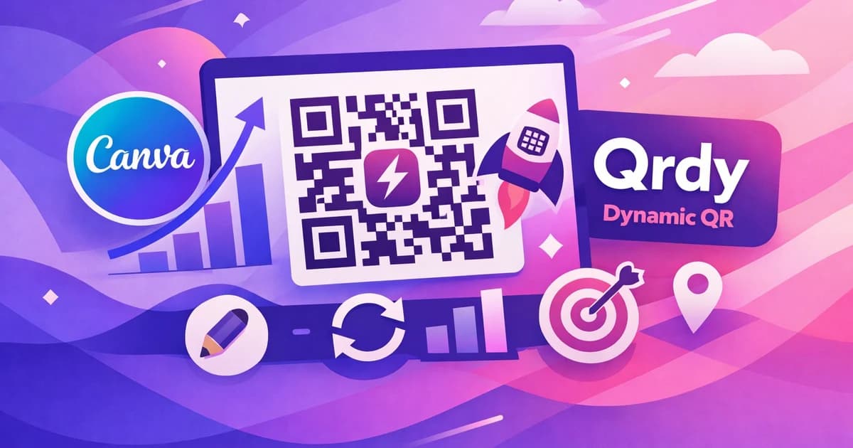 How to manage dynamic QR codes in Canva with Qrdy Dynamic QR