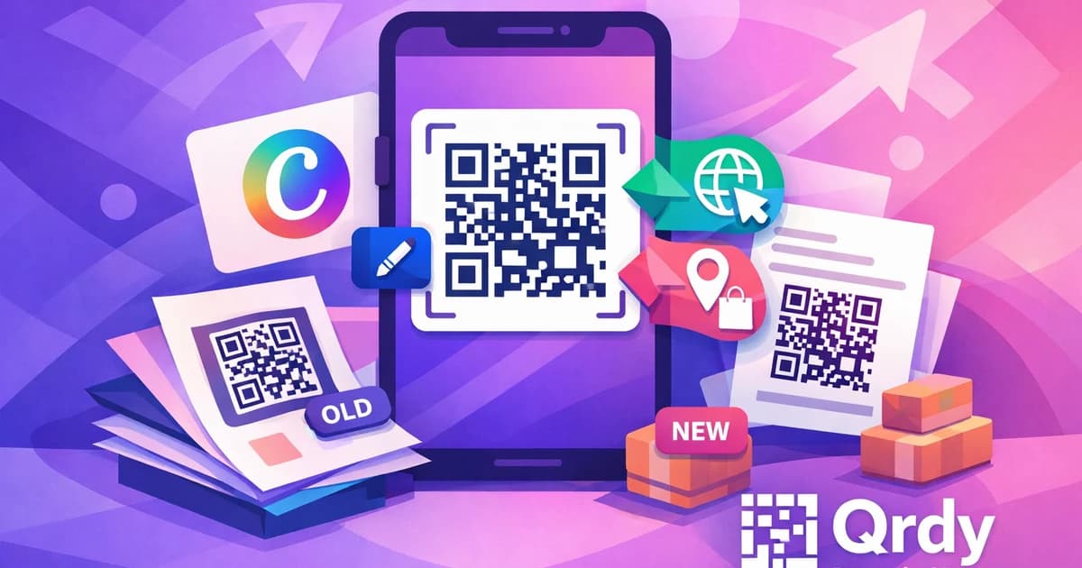 How to update dynamic QR codes in Canva with Qrdy
