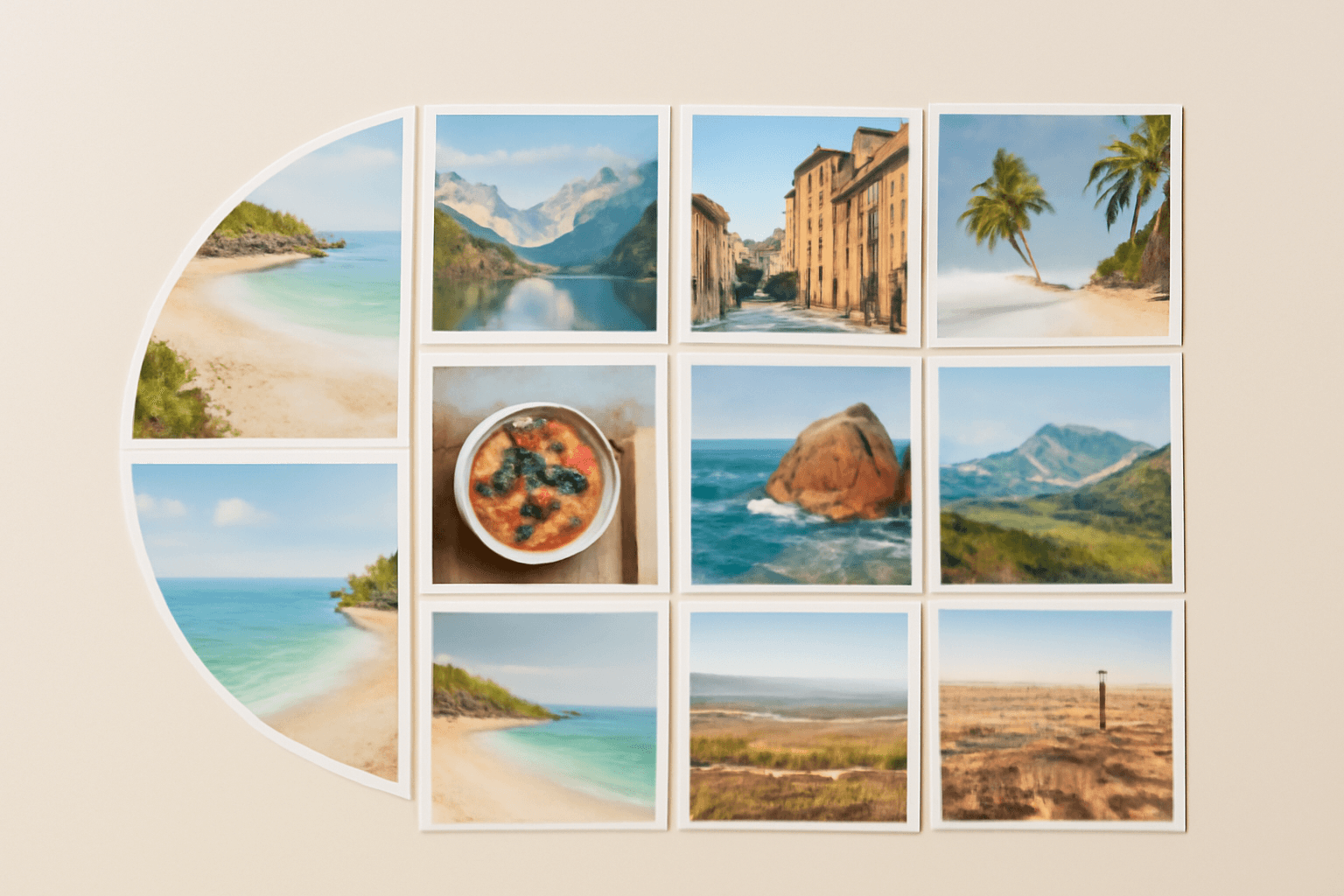 10 Photo Collage Ideas You Can Make in Canva (Grids, Arcs, Diagonals and More)