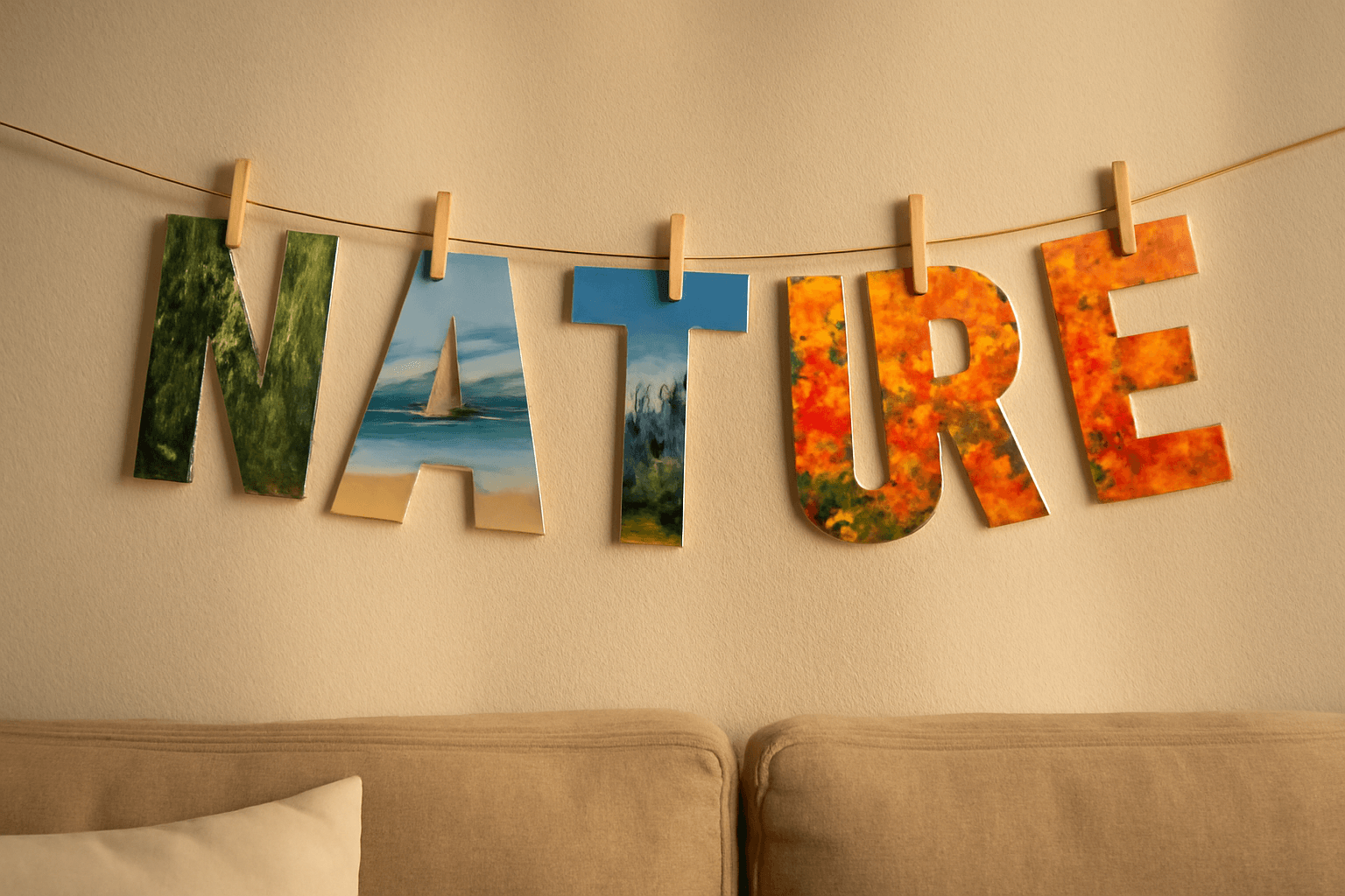10 Photo Letter Banner and Name Sign Ideas You Can Make in Canva