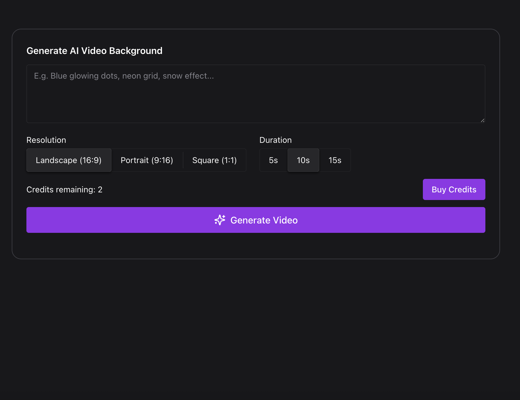 Live Demo Screenshot